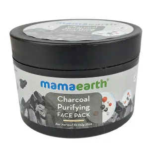 Mamaearth Charcoal Purifying Face Pack Activated Charcoal & Glycolic Acid Skin Detoxification 200 gm